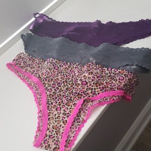 Victoria's Secret Lace Thongs